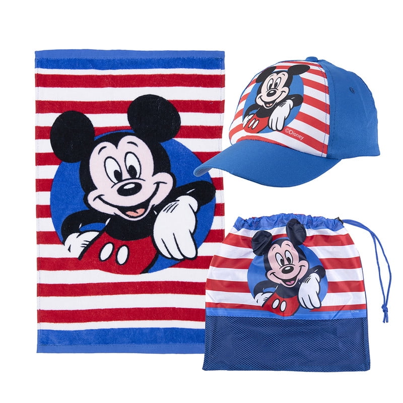Disney-mickey - Set Toa Bts 30x50+jockey+bolso Mickey Clasico