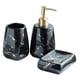 thumbnail image 3 of Juego de Accesorios de Baño CERAMIC Negro 3Pcs, 3 of 3