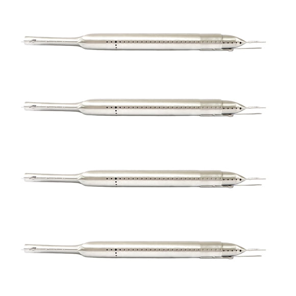 Kit 4 Repuesto Quemador Tubular Ajustable Universal (35 a 49,5 cm) Parrillas a Gas