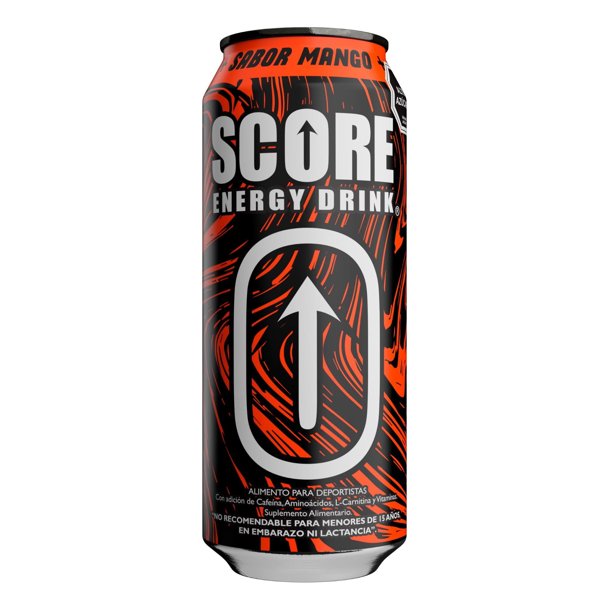 Bebida Energetica Mango Lata 473 ml Score