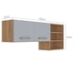 thumbnail image 3 of Mueble Aereo Alba 2P Café/Gris, 3 of 3