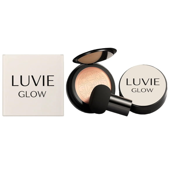 Base Luvie Glow WARM CC Cream con aplicador tipo hongo