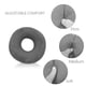 thumbnail image 3 of Cojín inflable en forma de rosquilla CaoXiong, paquete de 2 unidades, para el dolor de coxis, 3 of 6