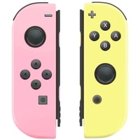 Genérico - Joypad Remoto Para Nintendo Switch Con Función De Activación Y Control De Movimiento, Rosado & Amarillo