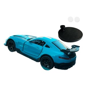 Bothyi - Mini Coche Modelo 1:64 Universal Dinámico Regalo De Cumpleaños Decoración Del Salpicadero Del Coche Azul Verde