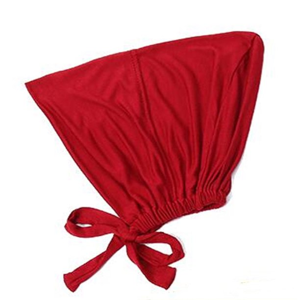 Stay Stylish & Comfortable with Adjustable Inner Under Hijab Cap - Solid Color Bonnet Caps with Ties Back