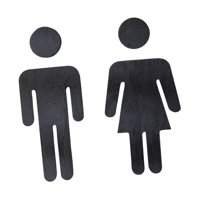 Bothyi - Señalización De Baños Para Hombres Y Mujeres, Reutilizable Para Negocios, Lugares Públicos, Restaurantes