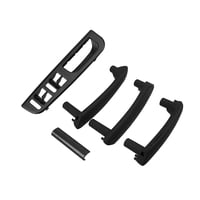 Magideal - 5 Piezas Manija Interior Puerta Cubierta Asa Interruptor Panel Embellecedor Reemplazo Directo Apto Para Automóvil Mejora Estética Instalación Rápida Negro