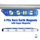 thumbnail image 4 of Torpedo Level WORKPRO (aleación magnética de aluminio, 20 cm), color azul, 4 of 8