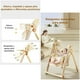 thumbnail image 4 of Silla De Comer Columpio 2 En 1 Con Protector Crema LuBabycas, 4 of 8