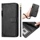 thumbnail image 4 of Funda Billetera Cremallera para Samsung Galaxy Xcover 4/Xcover 4S con Porta Tarjetas, Soporte y Correa Negro, 4 of 5