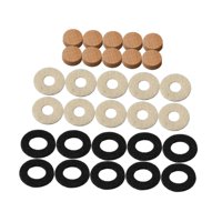 Bothyi - Arandelas De Fieltro Para Válvulas De Trompeta Válvula De Drenaje Almohadillas De Corcho Para Corneta Trombón