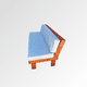 thumbnail image 1 of Sillon Rustico Terrazas e Interiores en Pino 124 cm, 1 of 2