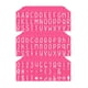 thumbnail image 1 of Set de sellos Contact USA Mediano 108 piezas Curvy Girl Rosa, 1 of 2