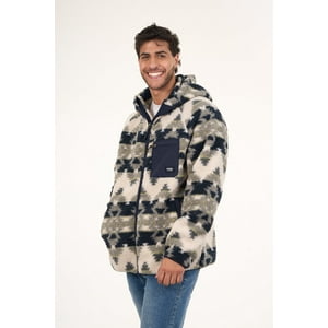 Polemic - Poleron Polar Sherpa Bonded Con Cierre Print 8718