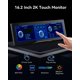 thumbnail image 3 of Monitor Prechen 16,2" 2K QHD IPS táctil HDMI USB-C, 3 of 8