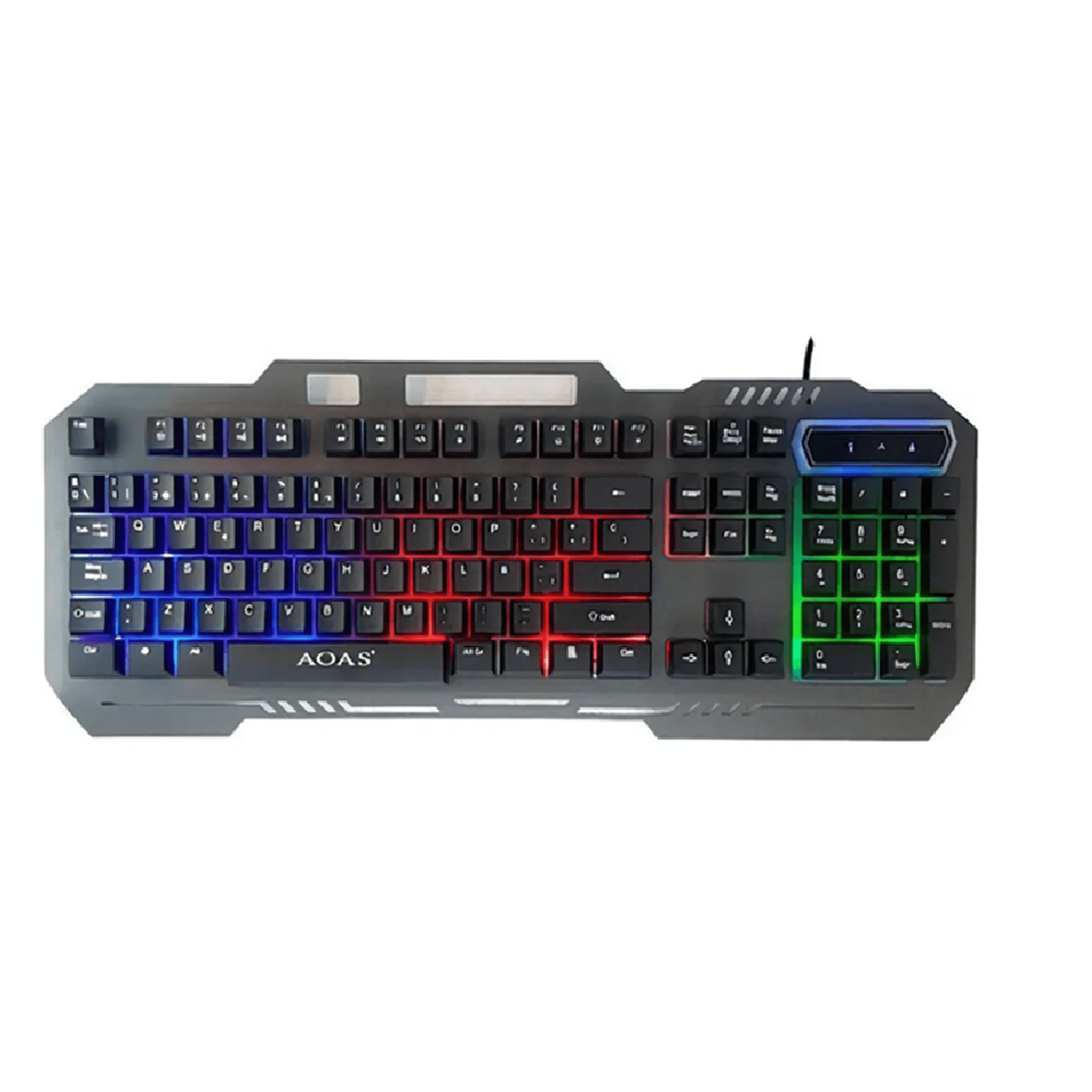 Genérico - Teclado Gamer Metálico Aoas M888 Rgb Español
