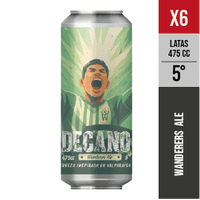 Anfiteatro - Pack X6 Decano, 5,0° (Wanderers Ale) - Cerveza Artesanal Valparaiso - 475 Ml