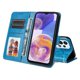 thumbnail image 3 of Funda tipo cartera FOXDOCK para Samsung Galaxy A23 4G/5G , diseño girasol en relieve, cuero PU, cierre magnético, soporte y tarjetero, 3 of 5