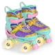 thumbnail image 1 of Patines Nattork Kids Yellow Hearts para niñas de 10 a 12 años, 1 of 7