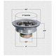 thumbnail image 5 of Fregadero Highcraft 9763 de acero inoxidable para cocina con colador, 5 of 8