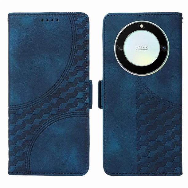 Carcasa FOXDOCK Honor X40 5G de cuero PU, diseño acolchado clásico, protección contra caídas y rayones
