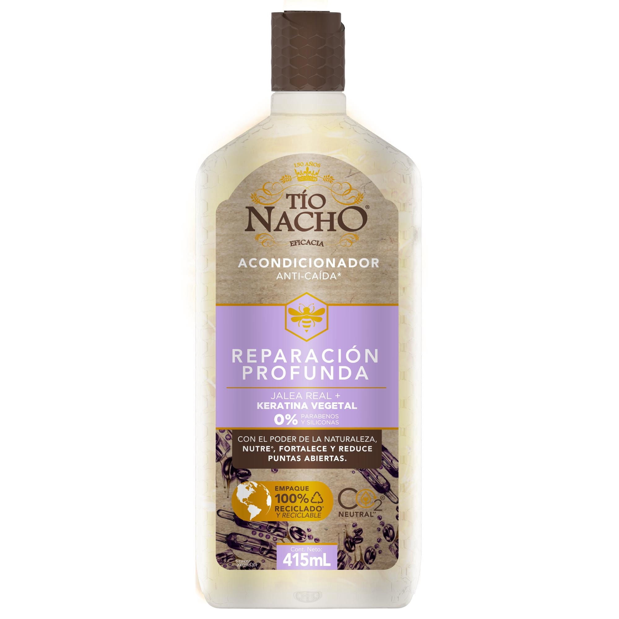 Acondicionador Tio Nacho Keratina Vegetal, 415 ml