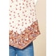thumbnail image 3 of Camiseta Ccwholesalesclothings Holgada Estampada Con Borde Floral Ditsy Blanco Roto, 3 of 5