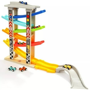Top Bright - Pista Madera Start Racer 6 Caidas 6 Autitos.