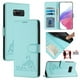 thumbnail image 1 of Funda tipo cartera FOXDOCK para Samsung Galaxy S8 con soporte, ranuras, RFID, diseño de gato, 1 of 5