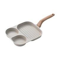 Magideal - Pan Con Paneles De Huevo Frito Antiadherentes Fáciles De Limpieza Fácil Para Todas Las Estufas Versátiles De Tortilla Sin Palos Para Hamburguesas De C