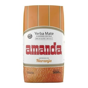 Rakko Natural - Yerba Mate Naranja Amanda 500G