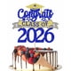 thumbnail image 1 of Tapa de pastel Crseniny Clase del 2026 con brillo dorado, 1 of 7