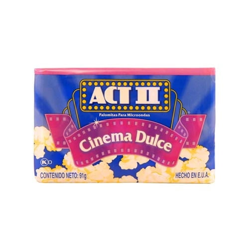 Cabritas Para Microondas Dulces 91 g ACT II