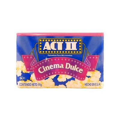 Cabritas Para Microondas Dulces 91 G Act Ii