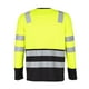 thumbnail image 3 of Polera alta Visibilidad Bicolor Reflectante ML Cuello Redondo Amarillo Gris, 3 of 8