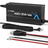 Cargador De Baterías Vatrer Power 14.6V Lifepo4 12V 20A