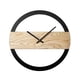 thumbnail image 5 of Reloj de pared silencioso de de , relojes de pared de grandes, con pilas analógicas, sin tictac para sala de estilo 2, 5 of 5