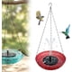 thumbnail image 1 of Baño pájaros solar colgante 2026 exterior comedero fauna bomba cuenco, 1 of 8
