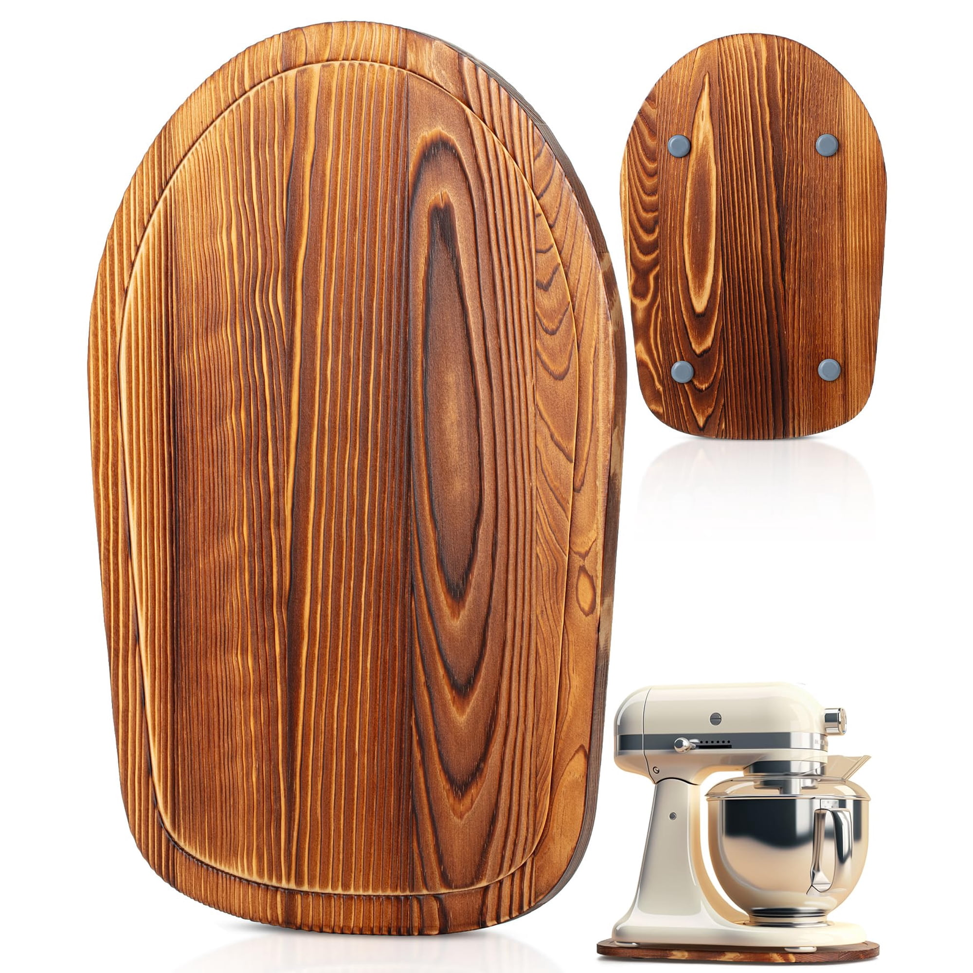 Bamboo Land - Bandeja Deslizante De Bambú Para Batidora Kitchenaid