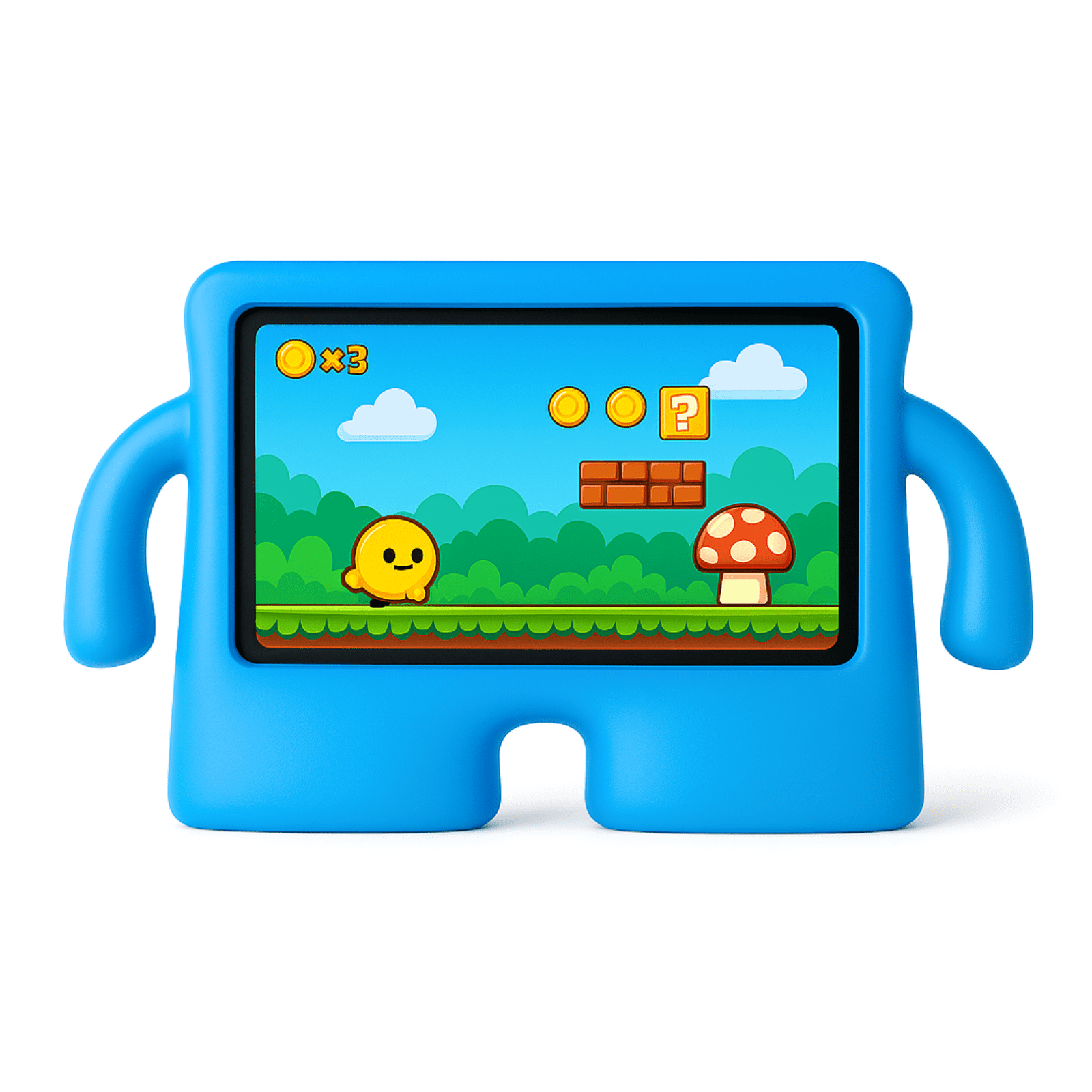Joigo - Funda Antigolpes Ev Niños Para Tablet Samsung A7 Lite Azul