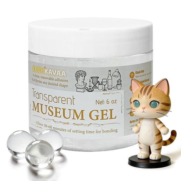 Gel de Museo ZECKAVAA 170 ml Transparente y Reutilizable