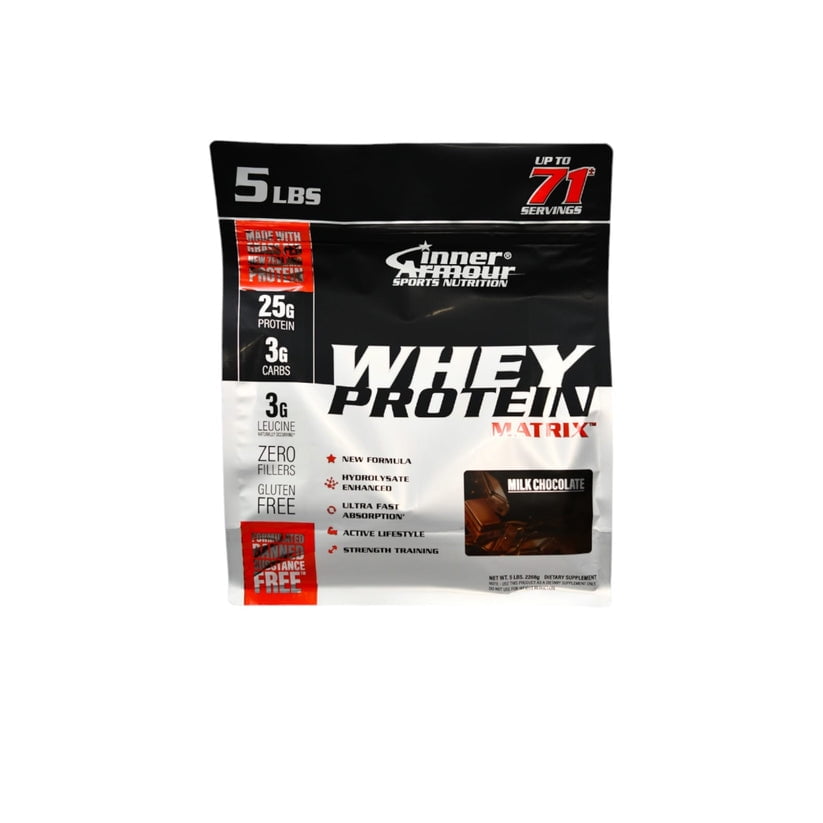 Proteina Whey Protein Matrix 5Lbs 71 Sv Milk Chocolate -