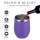 thumbnail image 2 of Vaso de vino MEWAY 355 ml, pack de 12, color púrpura con tapa y pajilla, 2 of 8
