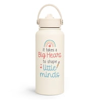 Botella De Agua Sandjest It Takes A Big Heart De Acero Inoxidable De 960 Ml