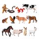 thumbnail image 2 of Juego De 12 Piezas De Modelos De Animales Realistas, Juguetes Educativos De Aprendizaje Para Niños, Estilo A, 2 of 2