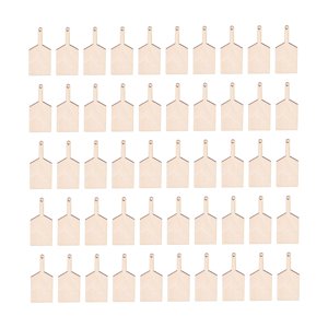 Bothyi - 50X Tabla De Cortar De Madera Diy Decoración Del Hogar Mini Para Verduras Pan Tipo B