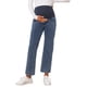 thumbnail image 1 of INSPIRE CHIC Mujeres Jeans de Maternidad Denim Pierna Recta Alta Elasticidad Sobre el Vientre Pantalones de Embarazo Trabajo Casual 2026 S Azul Oscuro, 1 of 5