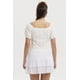 thumbnail image 3 of Polera Mujer Globo Escote Blanco, 3 of 4