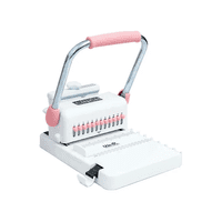 We R Memory Keepers - Encuadernadora Cinch Rosa Perforación Cuadrada